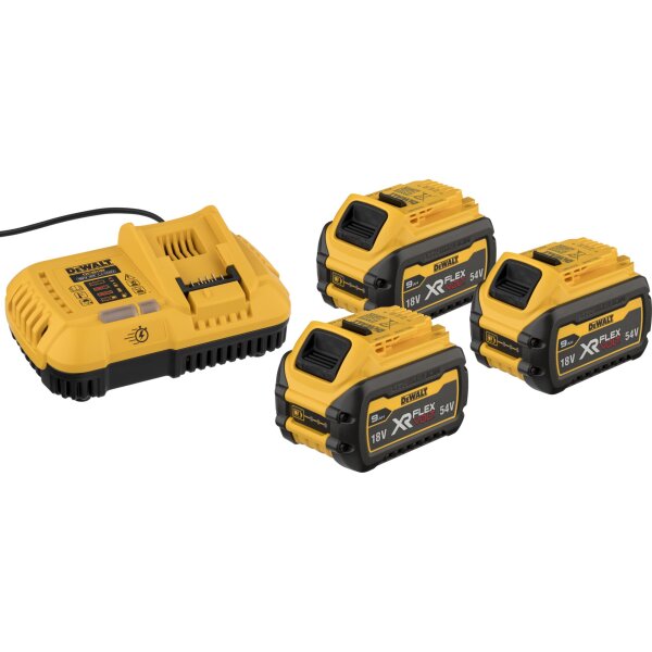 DeWalt DCB118X3-QW 3x 54V Akku-Starter-Set