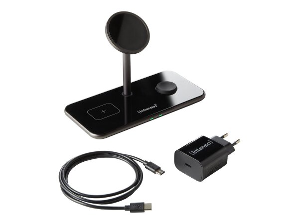 Intenso 3in1 Magnetic Wireless Charger MB13 schwarz