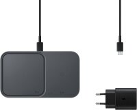 Samsung Wireless Charger Duo mit Adapter EP-P5400T, Dark Gray