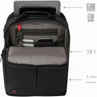 Wenger Reload 16 16-Zoll-Laptop-Rucksack mit Tabletfach - schwarz