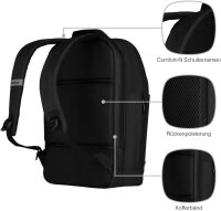 Wenger Reload 16 16-Zoll-Laptop-Rucksack mit Tabletfach - schwarz