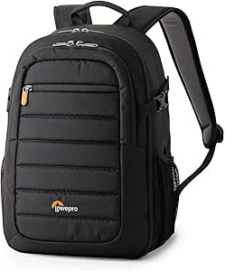 Lowepro Tahoe 150 Rucksack für Kamera mit anpassbarem Innenraum, passend für DSLR mit Objektiv, zusätzliches Objektiv, 10-Zoll-Tablet, Schwarz, LP36892-PWW