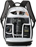 Lowepro Tahoe 150 Rucksack für Kamera mit anpassbarem Innenraum, passend für DSLR mit Objektiv, zusätzliches Objektiv, 10-Zoll-Tablet, Schwarz, LP36892-PWW