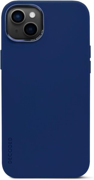 Decoded AntiMicrobial Silicone Backcover iP 14 Plus Navy Peony