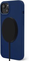 Decoded AntiMicrobial Silicone Backcover iP 14 Plus Navy Peony