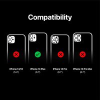 Decoded AntiMicrobial Silicone Backcover iPhone 14 Plus Olive