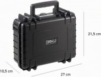 B&W Outdoor Case Type 1000 schwarz mit Schaumstoff Inlay