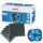 1x50 Hama CD-Leerhülle SlimLine Transparent-Schwarz        51269