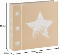 Hama Skies Einsteck/Memo   10x15 200 Fotos beige             2238