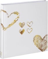 Hama Lazise gold Buchalbum 29x32 50 weiße Seiten Hochzeit    2363