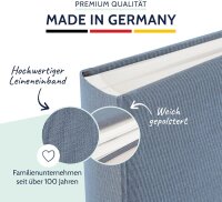 Goldbuch Summertime Trend2 25x25 60 weiße Seiten blau-grau  24607