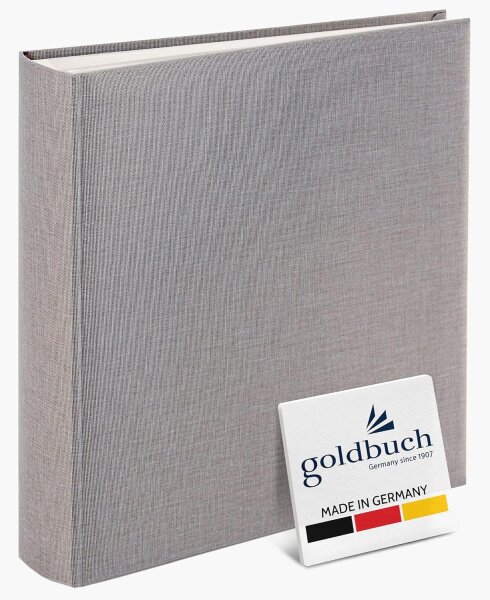 Goldbuch Summertime Trend2 30x31 100 weiße Seiten grau      31606