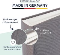 Goldbuch Summertime Trend2 30x31 100 weiße Seiten grau      31606