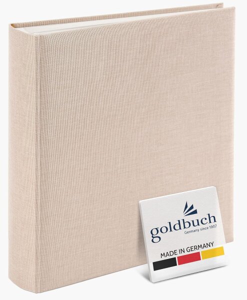 Goldbuch Summertime Trend2 30x31 100 weiße Seiten beige     31605
