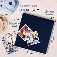 Goldbuch Summertime blau   25x25 60 weiße Seiten...