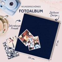 Goldbuch Summertime blau   30x31 100 weiße Seiten           31708
