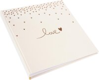 Goldbuch Raining Hearts Pfirsich 30x31 60 weiße S....