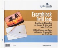 Goldbuch Ersatzblock       29x24 30 Seiten weiß +...