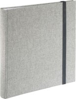 Hama Jumbo Tessuto grau    30x30 60 weiße Seiten             3846