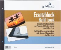 Goldbuch Ersatzblock       29x24 30 Seiten schw.+...