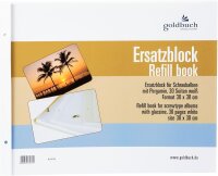 Goldbuch Ersatzblock       38x30 30 Seiten weiß +...