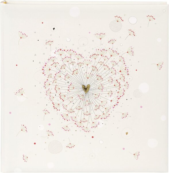 Goldbuch Golden Heart      30x31 60 weiße Seiten Hochzeit   08062