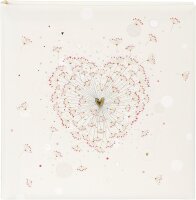 Goldbuch Golden Heart      30x31 60 weiße Seiten...