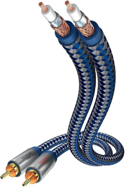 in-akustik Premium Audio Kabel Cinch - Cinch 0,75 m