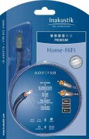 in-akustik Premium Y Subwoofer Kabel Cinch - 2x Cinch 3,0 m