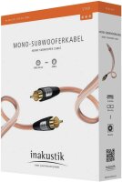 in-akustik Star Subwoofer Kabel Mono Cinch - 2x Cinch 10 m