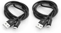 1x2 Verbatim Micro USB Kable Sync & Charge 100cm...