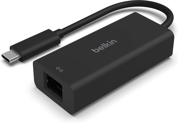 Belkin USB-C auf 2,5GB Ethernet- Adapter, schwarz      INC012btBK