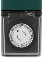 REV Zeitschaltuhr mechanisch IP44 schwarz-grün