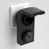 REV Zeitschaltuhr mechanisch IP44 schwarz-grün