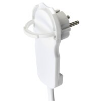 REV Steckdosenleiste 2m 6fach Flachstecker mit Schalter, weiß