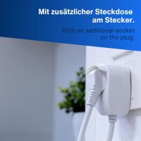 REV Steckdosenleiste 3+1-fach 2m + Schalter schwarz Powersplit