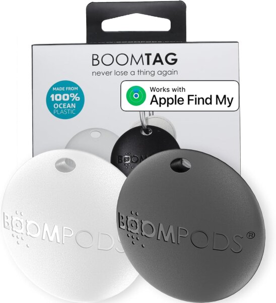 Boompods Boomtag 2 Pack schwarz & weiß
