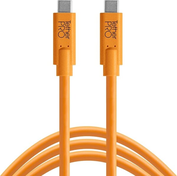 Tether Tools USB-C zu USB-C 4,60m orange