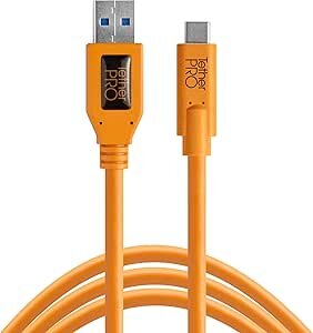 Tether Tools USB 3.0 zu USB-C 4,60m orange