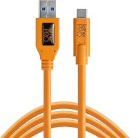 Tether Tools USB 3.0 zu USB-C 4,60m orange