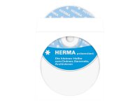 HERMA CD/DVD-Papierhüllen weiß mit...