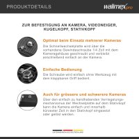 walimex Universal Schnell- wechselplatte, 1/4 Zoll