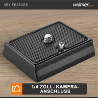walimex Universal Schnell- wechselplatte, 1/4 Zoll