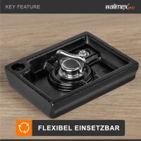 walimex Universal Schnell- wechselplatte, 1/4 Zoll