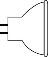 Osram Halogen HLX Lampe GZ6.35 mit Reflektor 75W 12V