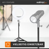 walimex wT-802 Lampenstativ, 108cm