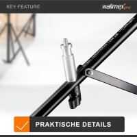 walimex wT-802 Lampenstativ, 108cm