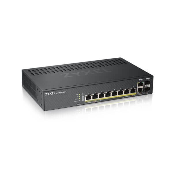 Zyxel GS1920-8HPv2 10-Port Smart Managed Gigabit Switch