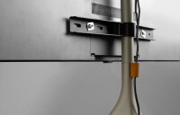 One for All for All Universelles Tripod TV-Stativ - Bildschirmgr? en 32-65 - LCD/LED/Plasma/OLED/QLED-TV-Geräte/schwenkbar um 360° - Höhenverstellbar - VESA 400x400 - WM7471, Walnuss & Gunmetal