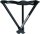 Walkstool - Modell Comfort - 3-Beiniger Klapphocker aus Aluminium - Faltbar - 4 wählbare Modelle mit den festen Sitzhöhen 45, 55, 65 und 75 cm, Belastbar mit 200 Bis 250 kg - Hergestellt in Schweden